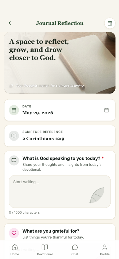 Health Journal Screen